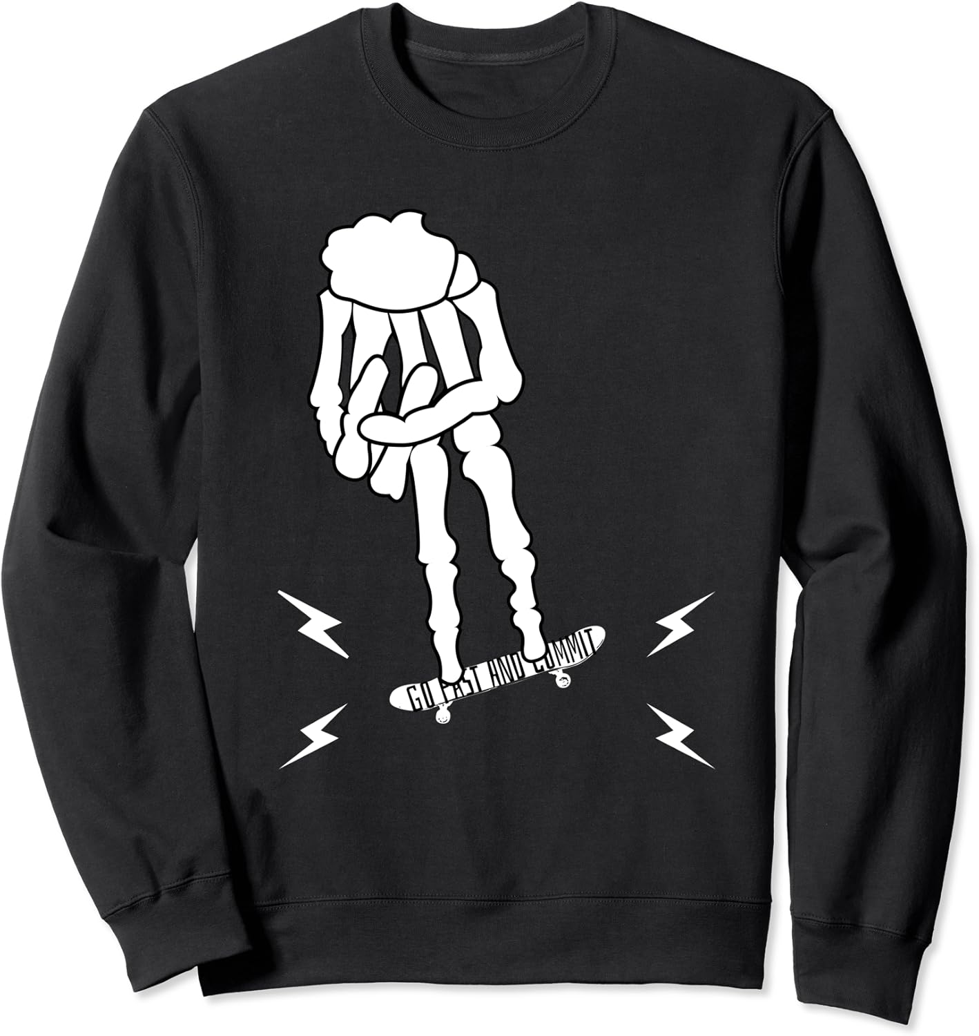 Fingerboard Skateboard Skeleton Board Skating Skate Sweatshirt Amazon